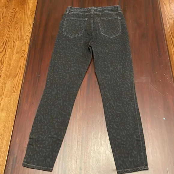 J Brand Lillie JB0022472 Savannah black/gray leopard print jeans 26 - Picture 3 of 7
